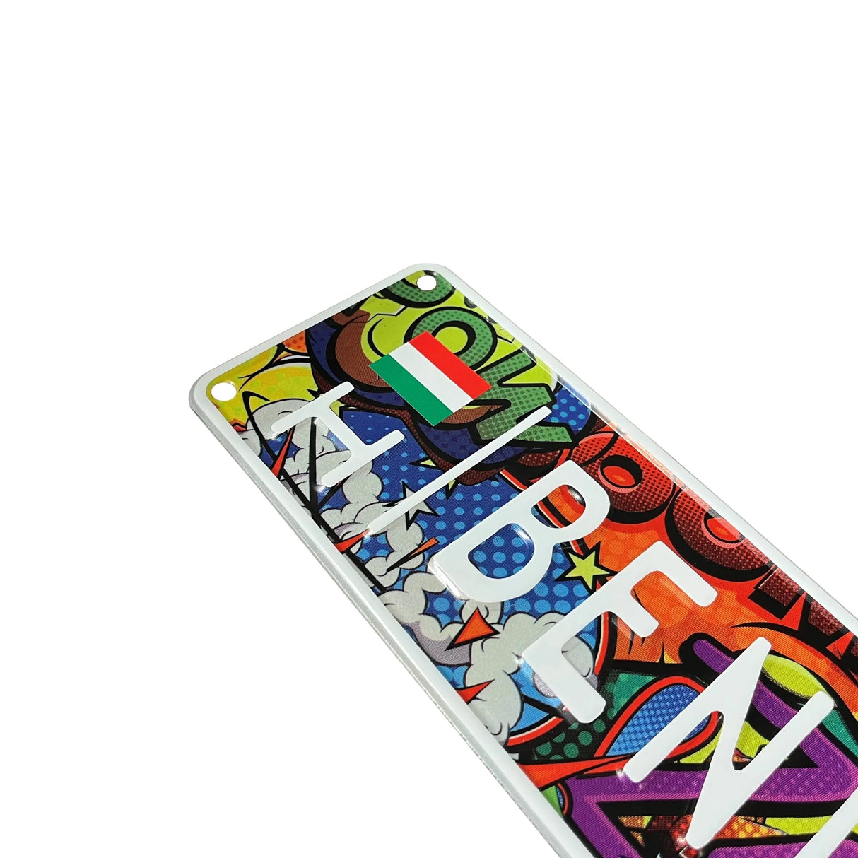 Personalisierbares Aluminiumschild – in vielen Farben und Designs