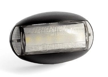 Luz intermitente ovalada de 6 LED