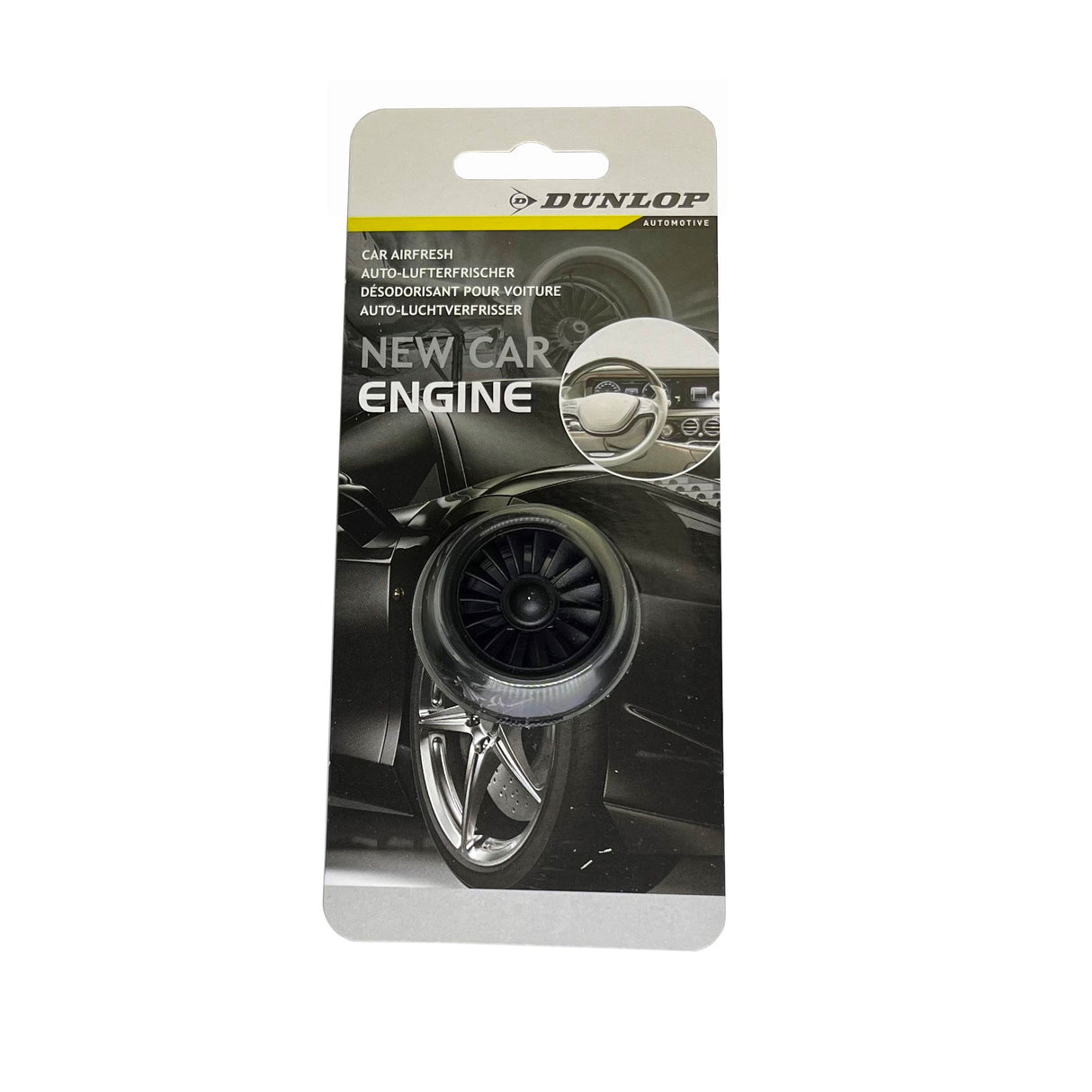 Ambientador Automóvel Dunlop Turbo Design – 4 Aromas Exclusivos