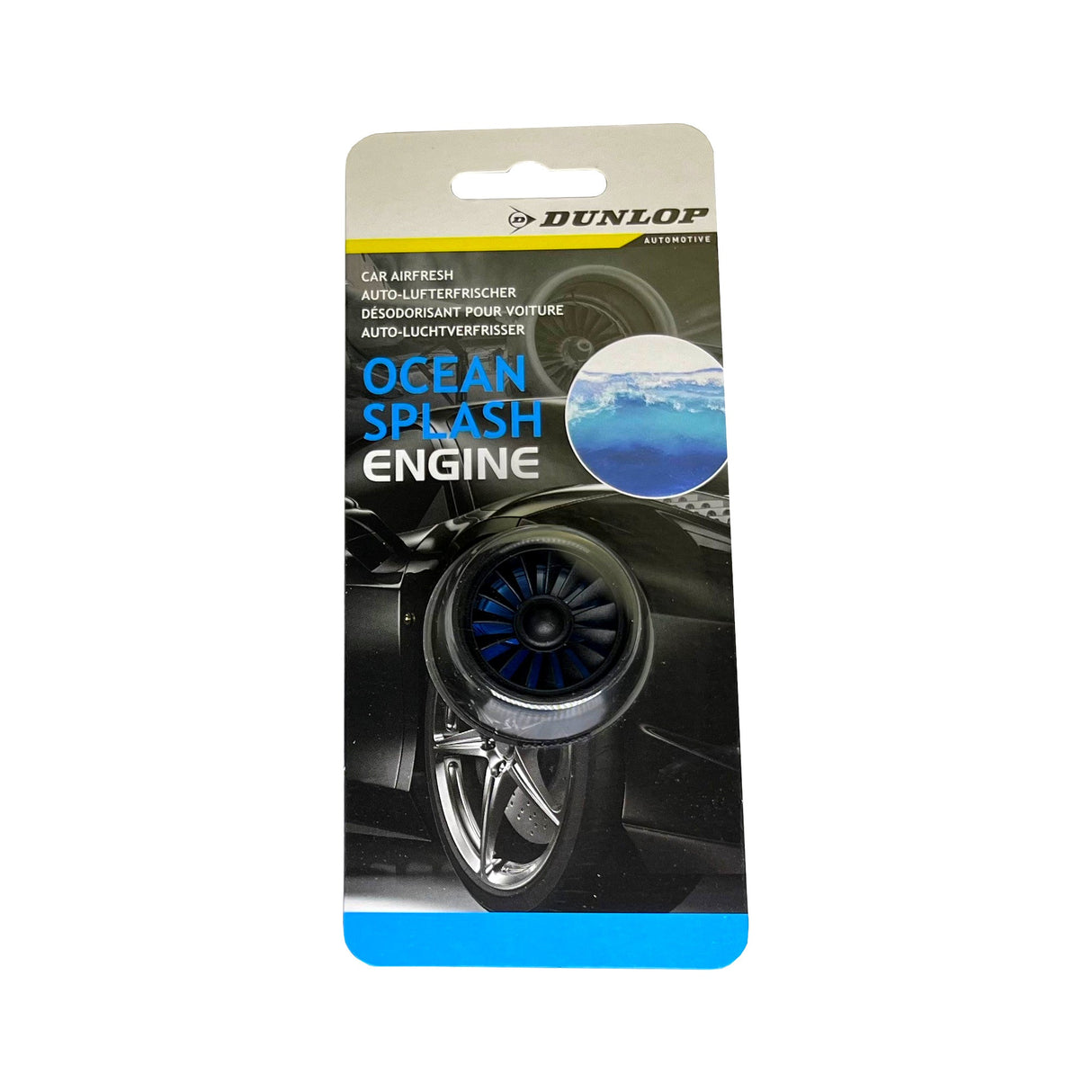 Ambientador Automóvel Dunlop Turbo Design – 4 Aromas Exclusivos