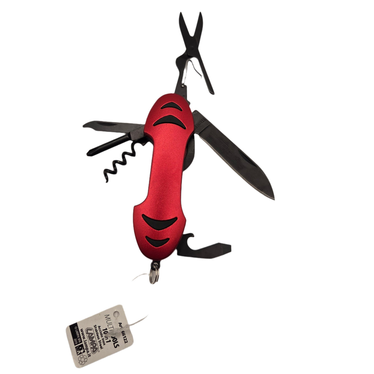 Canivete Multifuncional 10 em 1 Lampa 66122D em Aço Inoxidável