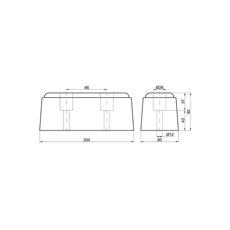 Paracolpi in gomma per camion e rimorchi
