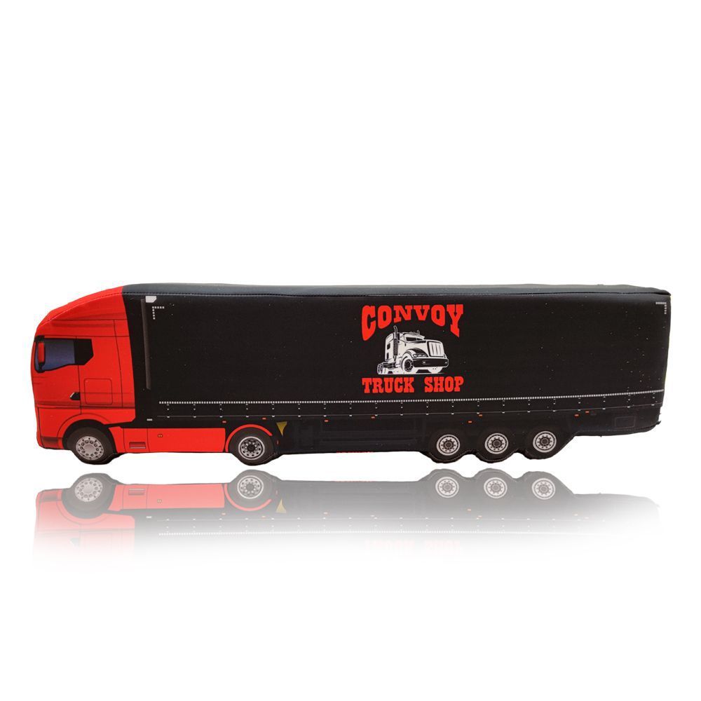 Caminhão de Pelúcia – Almofada Divertida para Apaixonados por Estrada