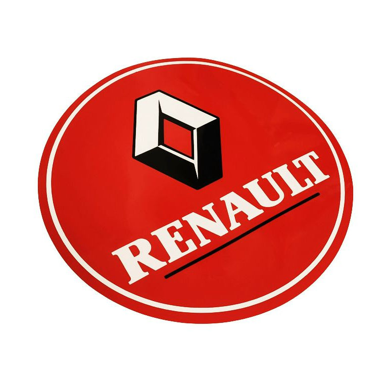 Sticker rond rétro pour Renault – 22 cm