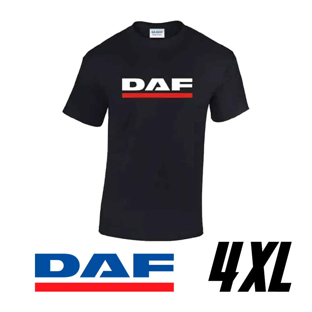 T-shirt DAF 100% cotone nera