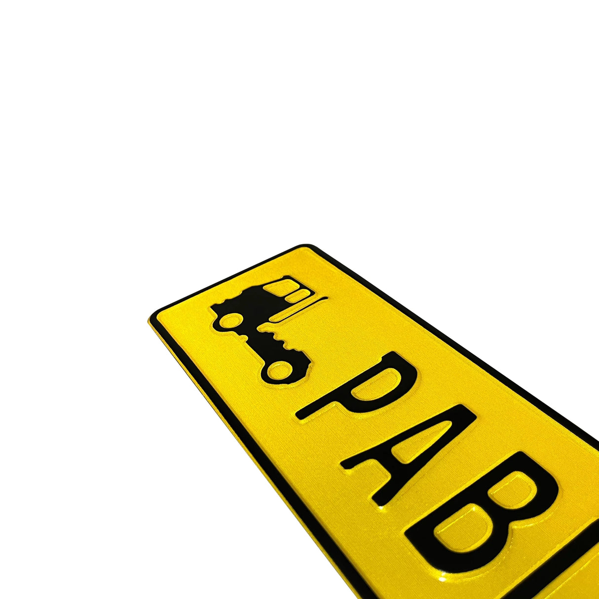 Personalisierbares Aluminiumschild – in vielen Farben und Designs