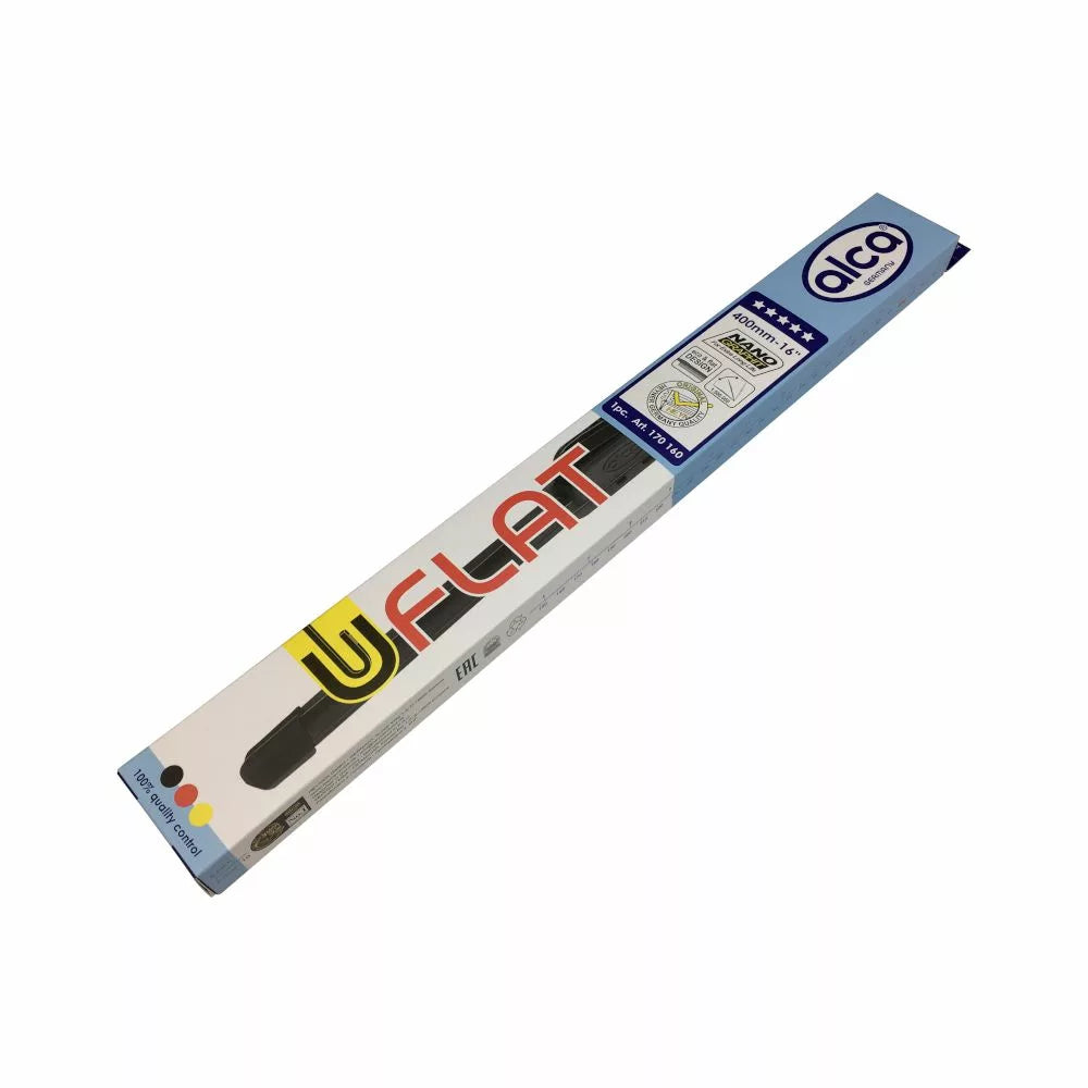 Escobilla limpiaparabrisas plana con conector en U