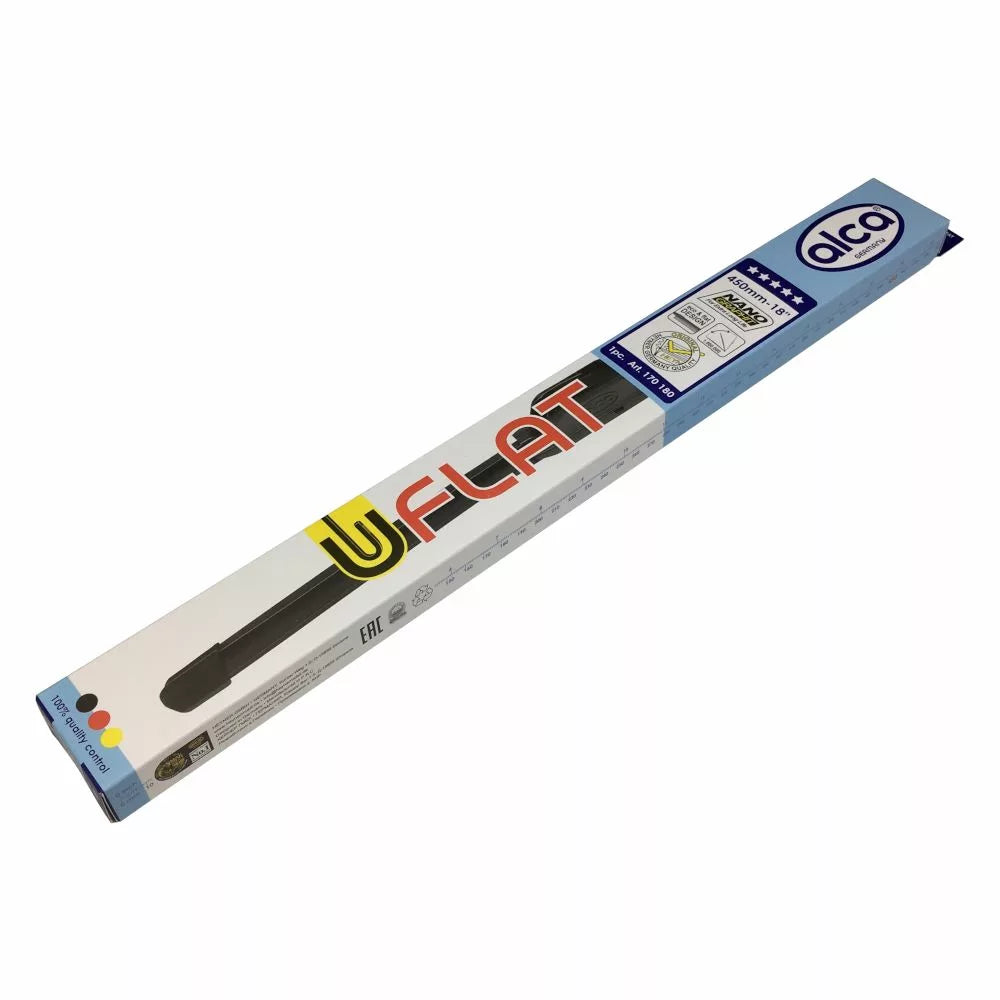 Escobilla limpiaparabrisas plana con conector en U