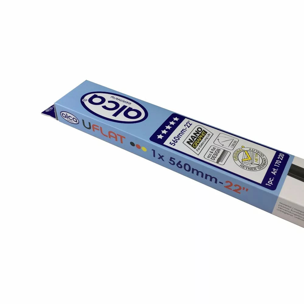 Escobilla limpiaparabrisas plana con conector en U