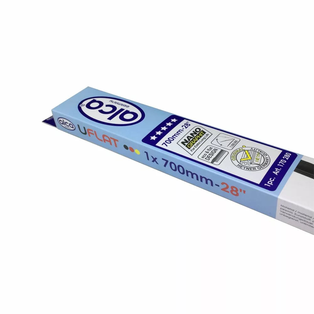 Escobilla limpiaparabrisas plana con conector en U