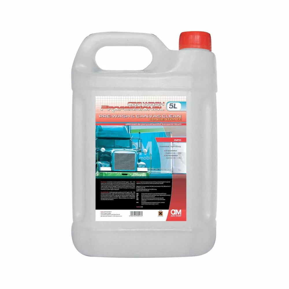 Shampoo Concentrato per Prelavaggio Auto e Pulizia Teli 5L