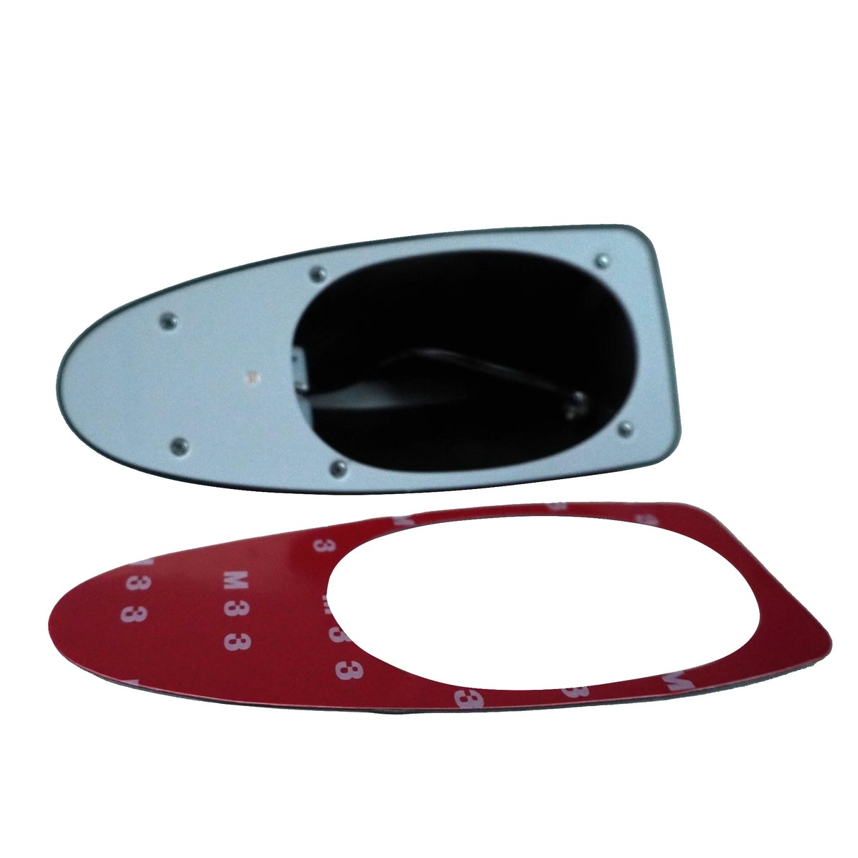 Antena Tubarão Preta Autocolante para Carro