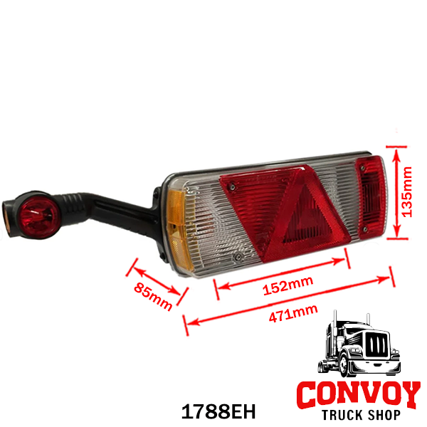 Fanale posteriore Aspöck Ecopoint II per rimorchio Kögel