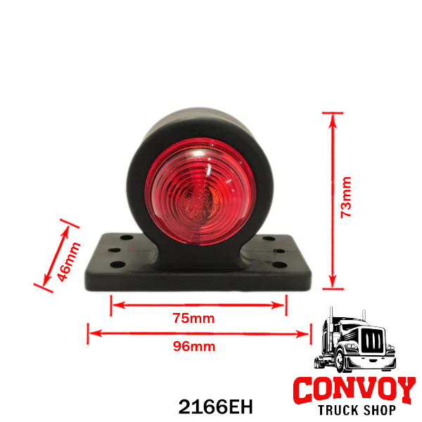 Feu de gabarit en caoutchouc forme oméga à ampoule