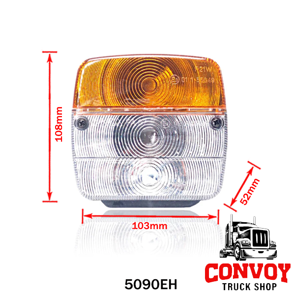 Feu arrière magnétique 3 fonctions pour remorque