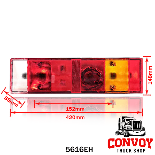 Universelle 7-Kammer-Rückleuchte – Links
