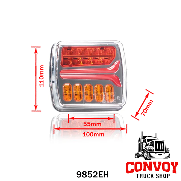 Kit de luces traseras inalámbricas y magnéticas para remolque