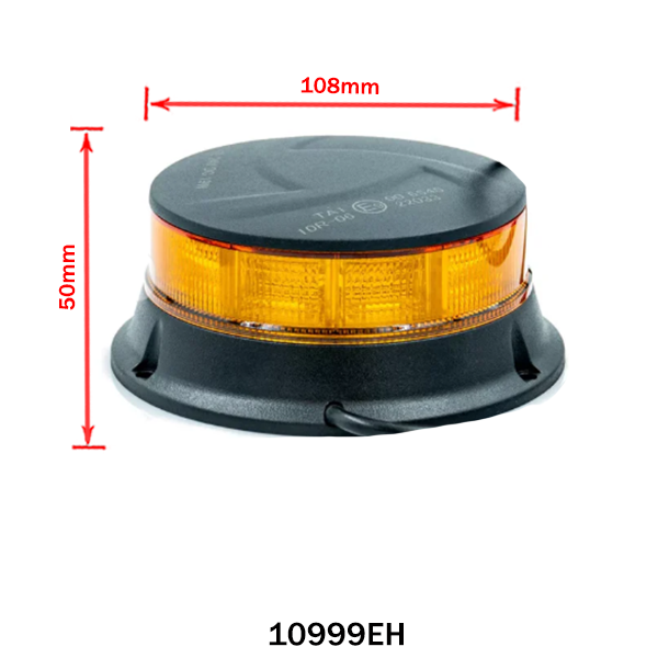 Luz intermitente amarilla BLACK EDITION