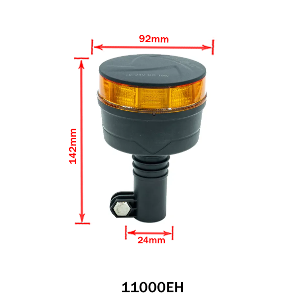 Luz intermitente amarilla BLACK EDITION