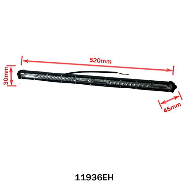 LED Work Light – Slim Single Row with Combo Beam