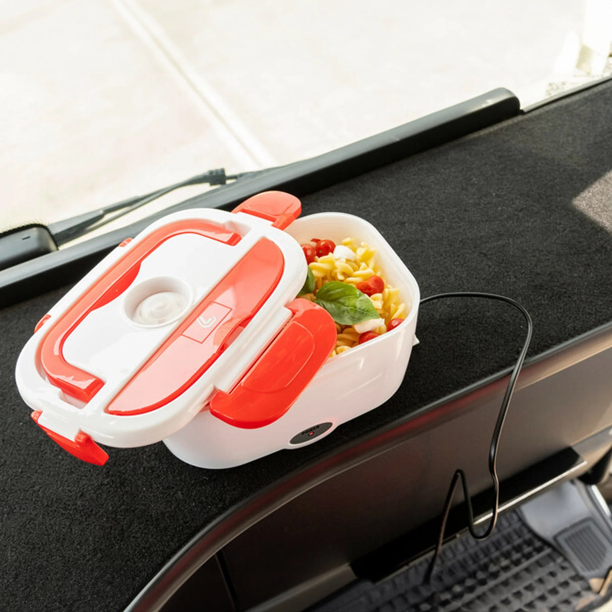 Fiambrera eléctrica portátil 1,5 L 12/24V + 220V