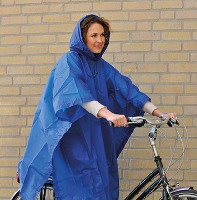 Universeller Regenponcho 130 x 100 cm – Blau