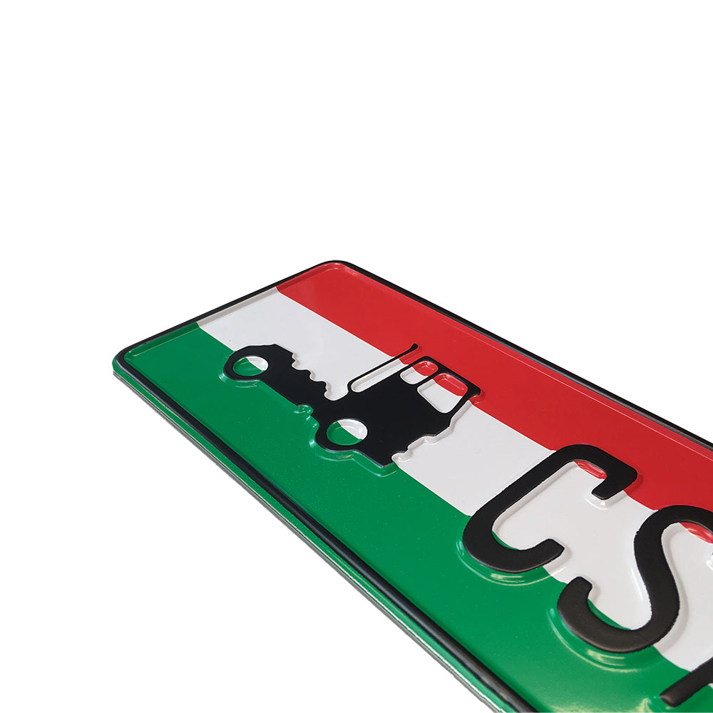 Personalisierbares Aluminiumschild – in vielen Farben und Designs