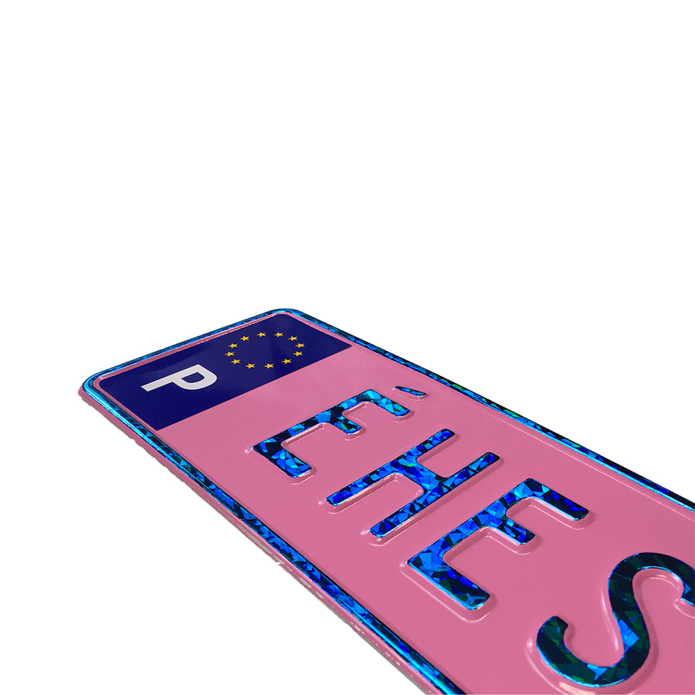 Personalisierbares Aluminiumschild – in vielen Farben und Designs