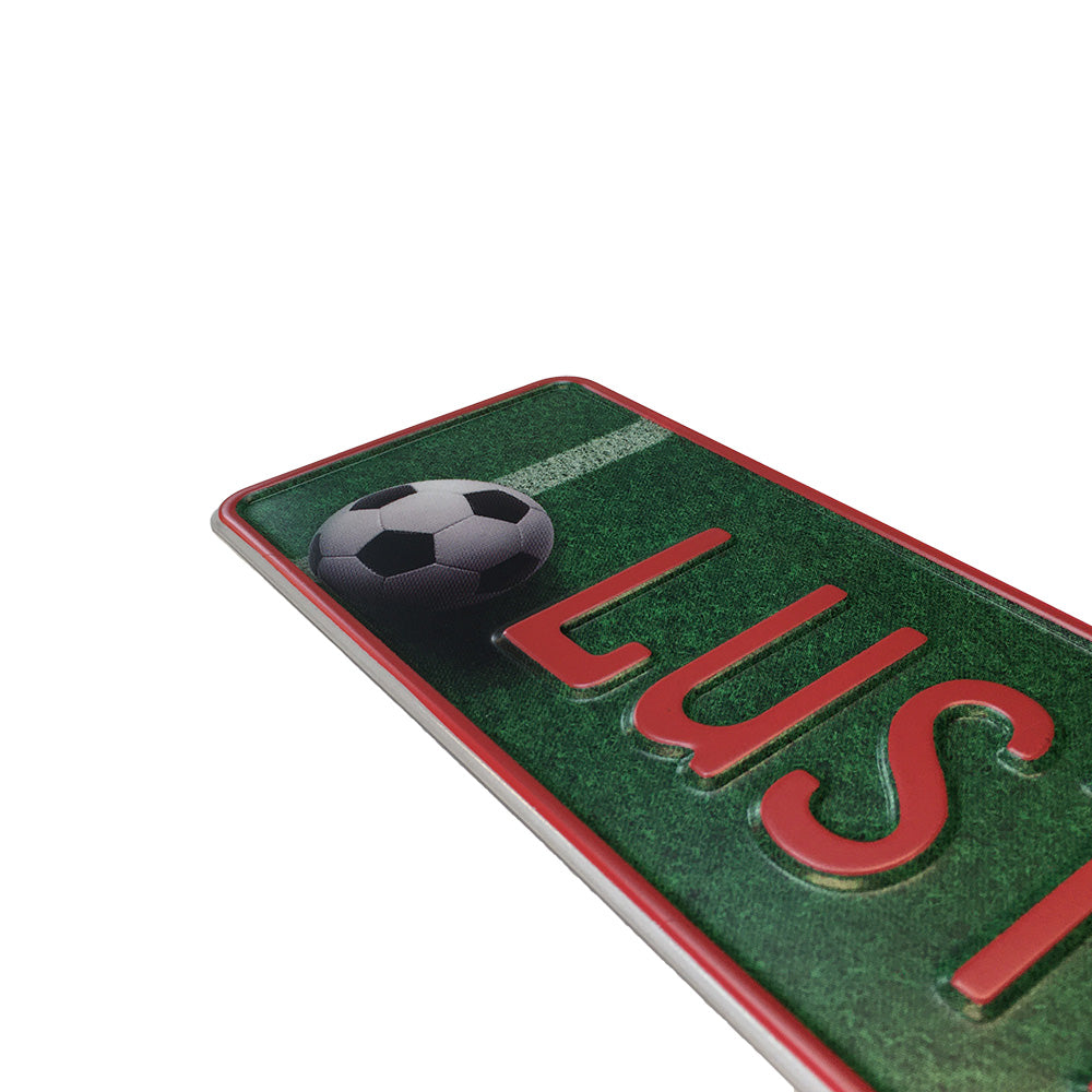 Personalisierbares Aluminiumschild – in vielen Farben und Designs