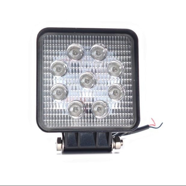 LED Arbeitsleuchte, eckig, 27W, 12/24V, blaues Streulicht