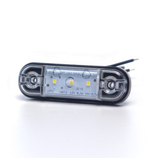 Kompakte LED-Positionsleuchte 12/24V – Gelb