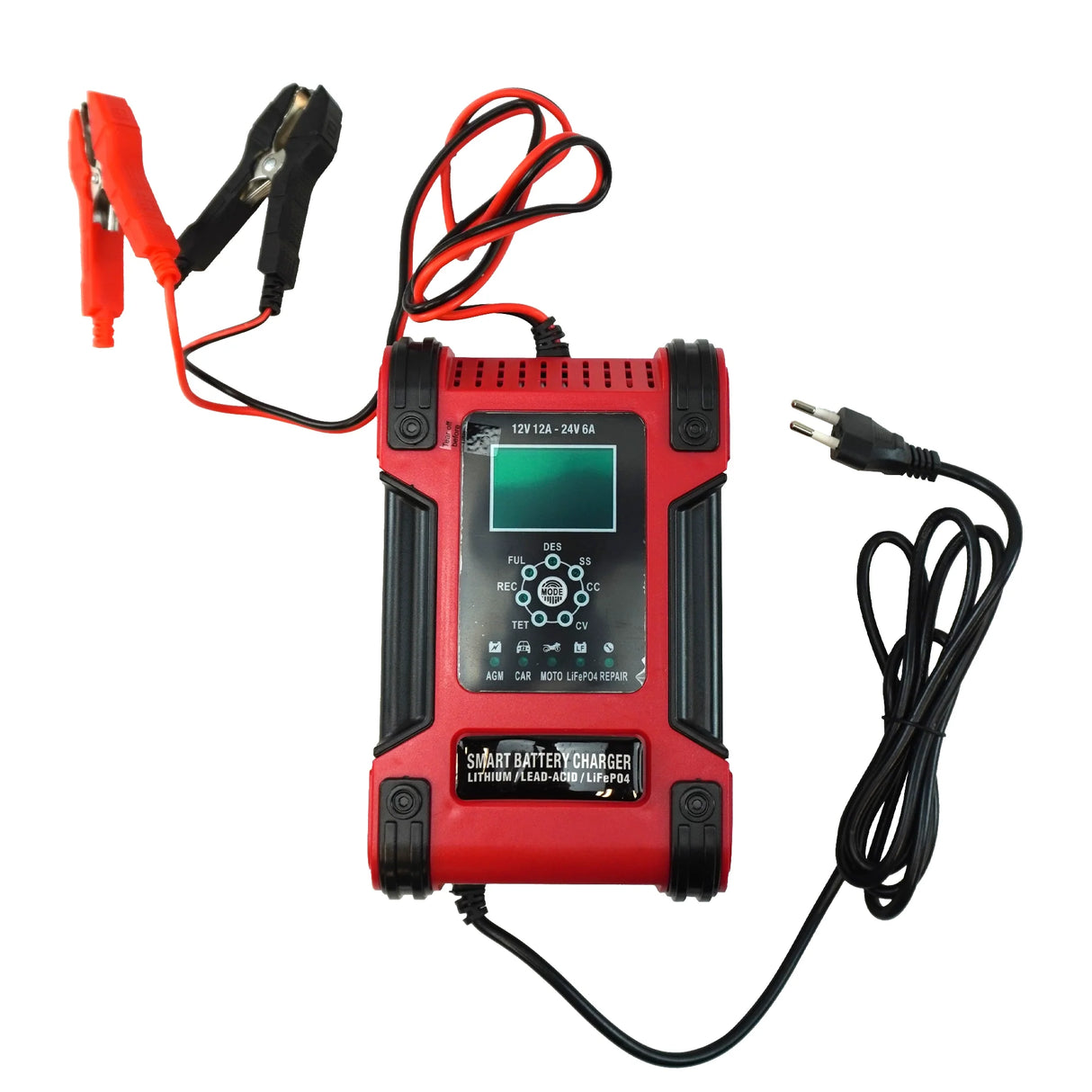 Chargeur de batterie intelligent 12/24V 12A