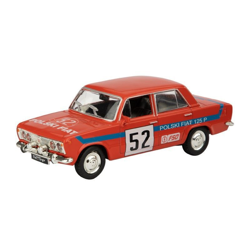 Modellino Rally Polski Fiat 125p in scala 1:43