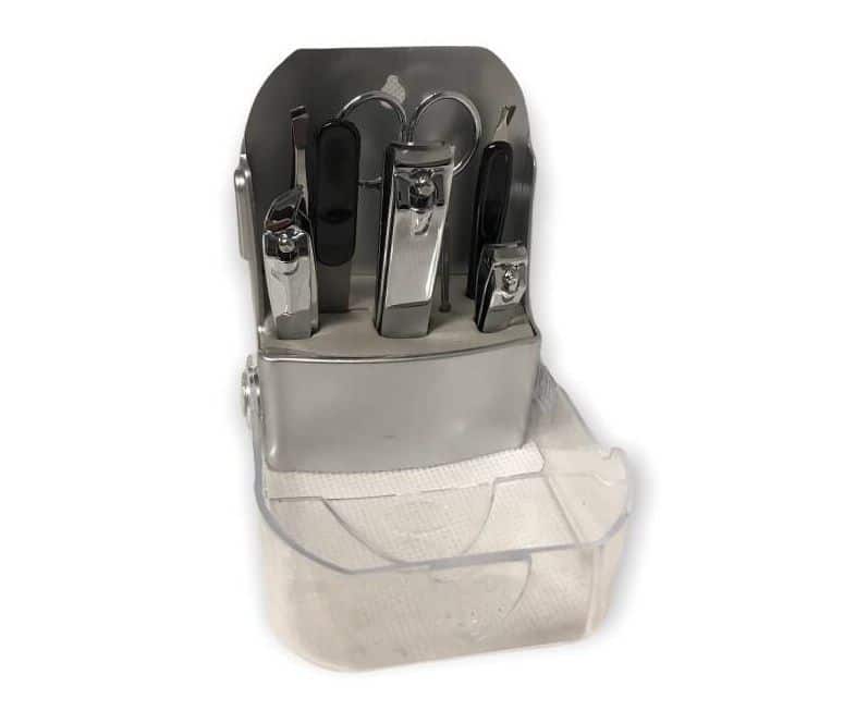 Set Manicure 8 Pezzi in Scatola di Plastica