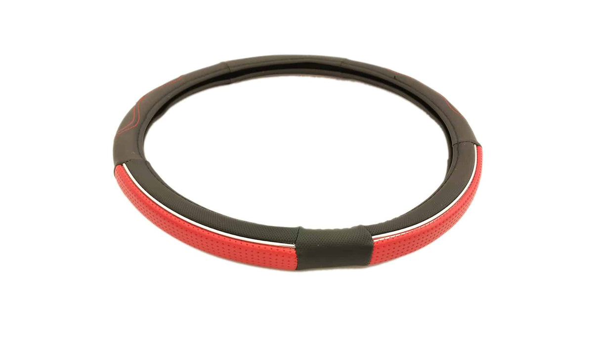 Steering Wheel Cover 44-46 cm with Chrome Accent