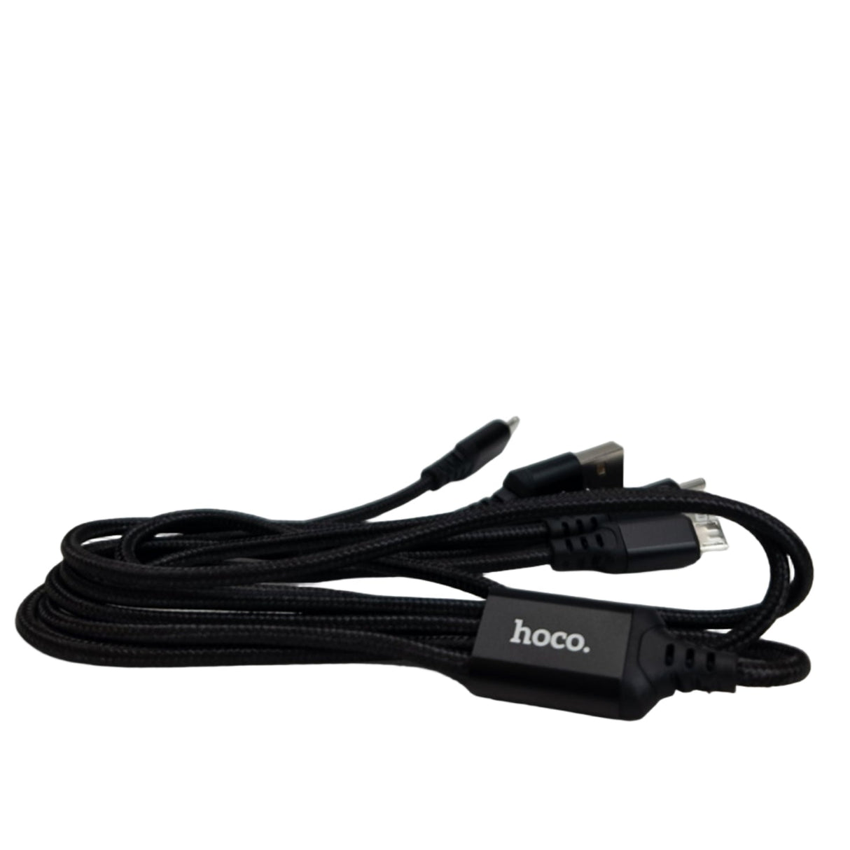 Cabo USB 4 em 1 Hoco X76 – 1m, Preto