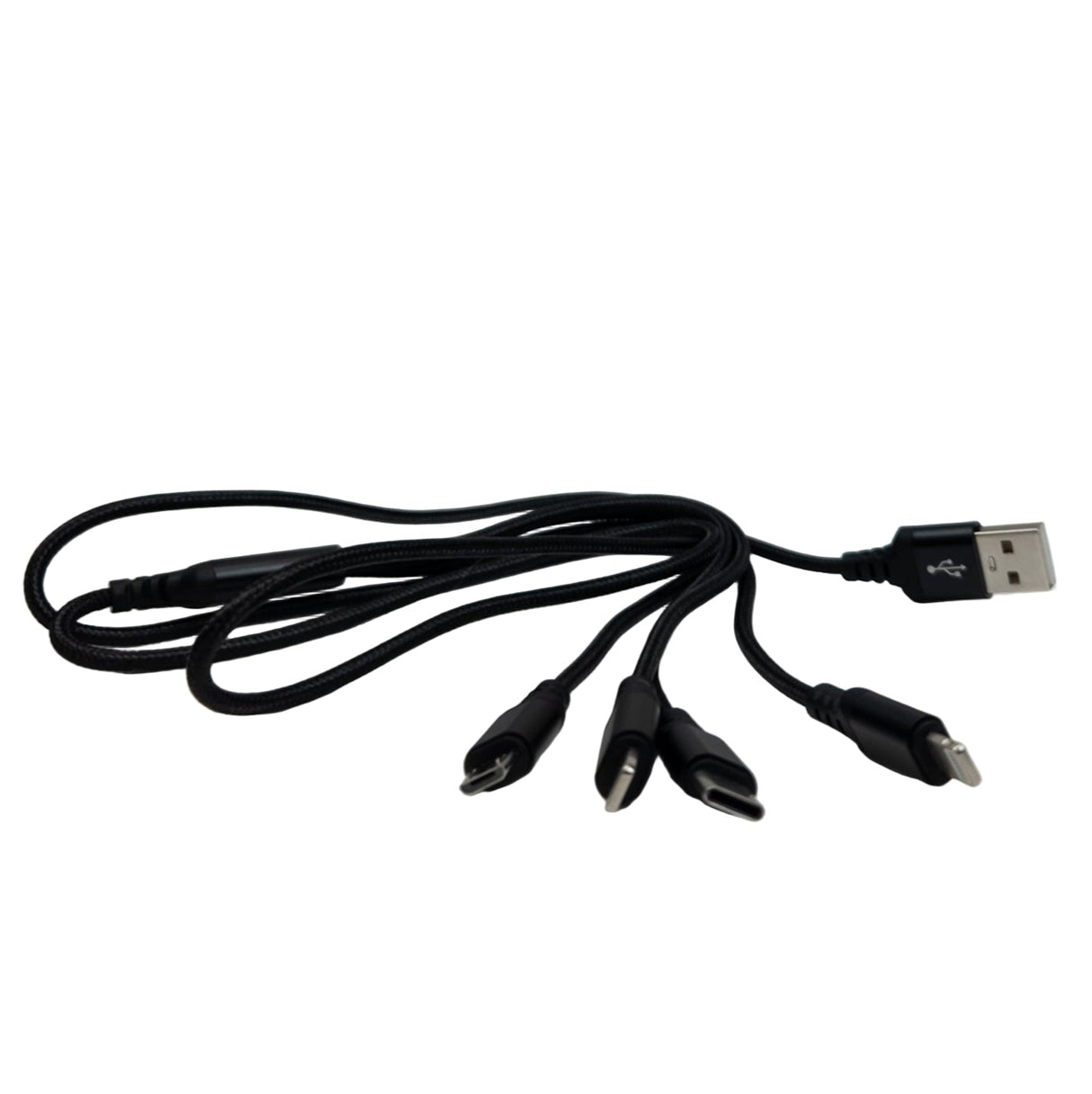 Cabo USB 4 em 1 Hoco X76 – 1m, Preto