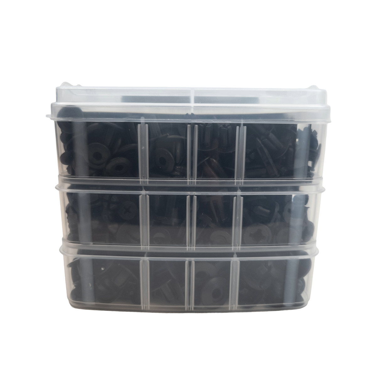 Set di Rivetti Universali in Plastica – 16 Tipi, 625 Pezzi