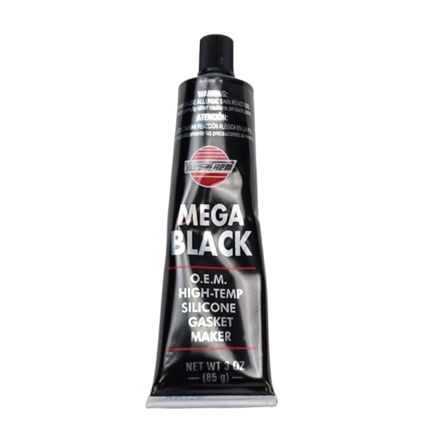 MEGA BLACK Silikon-Dichtmasse für Motorraum, 85 g