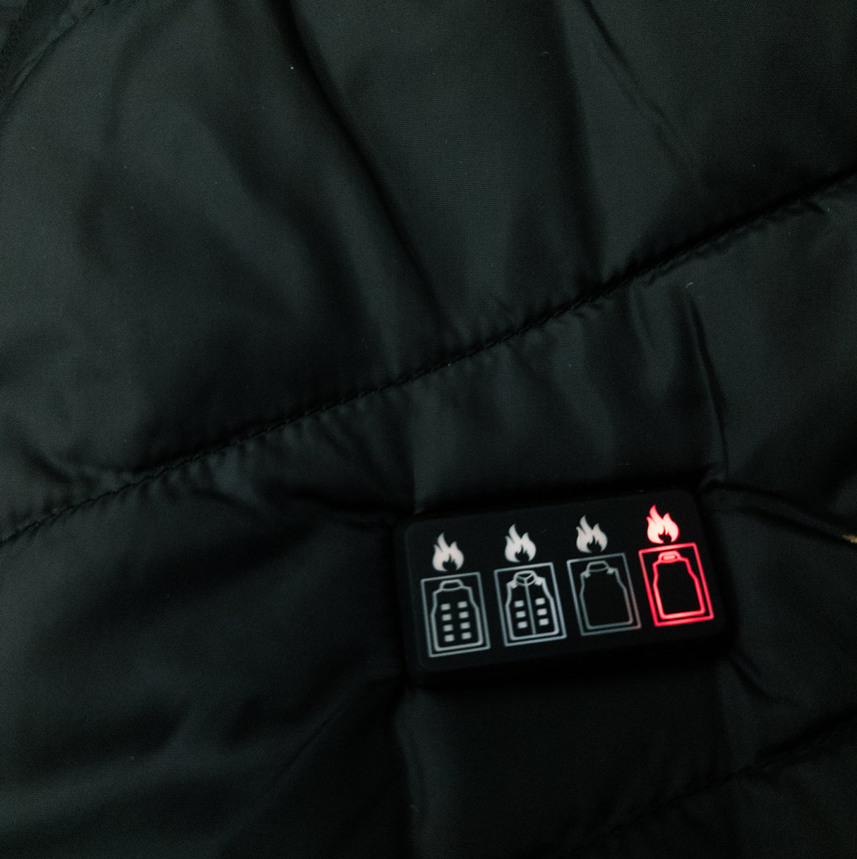 Beheizbare Weste mit 19 Heizzonen