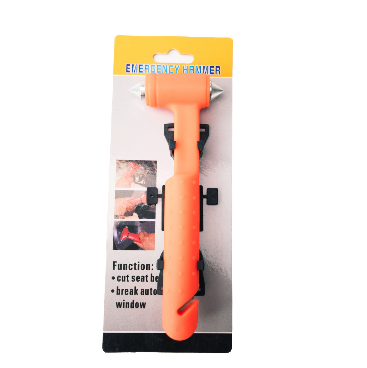 Nothammer mit Gurtschneider für Autos