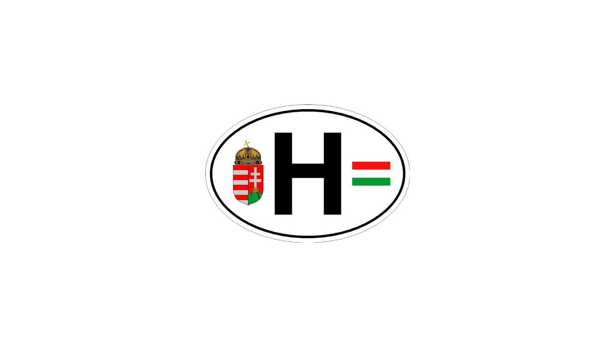 Pegatina con escudo H de Hungría