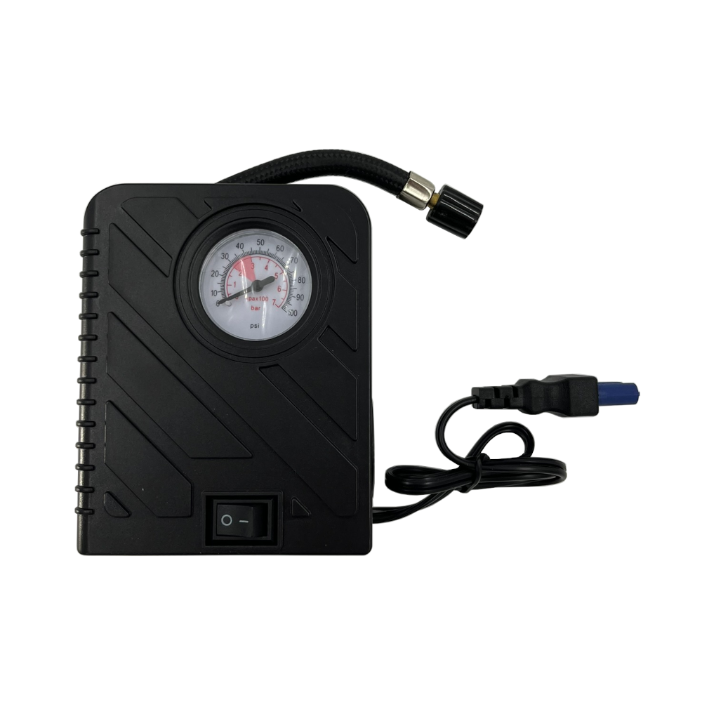 Arrancador de batería multifunción 12V con compresor, cargador USB y linterna