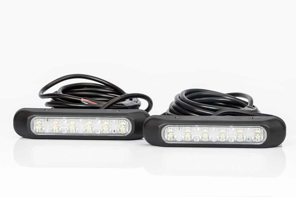 Kit de luces diurnas LED blancas 6 LEDs 12-36V