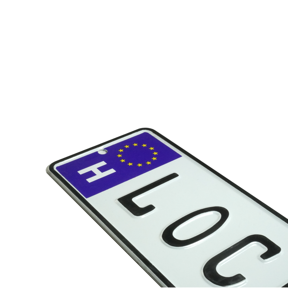 Personalisierbares Aluminiumschild – in vielen Farben und Designs