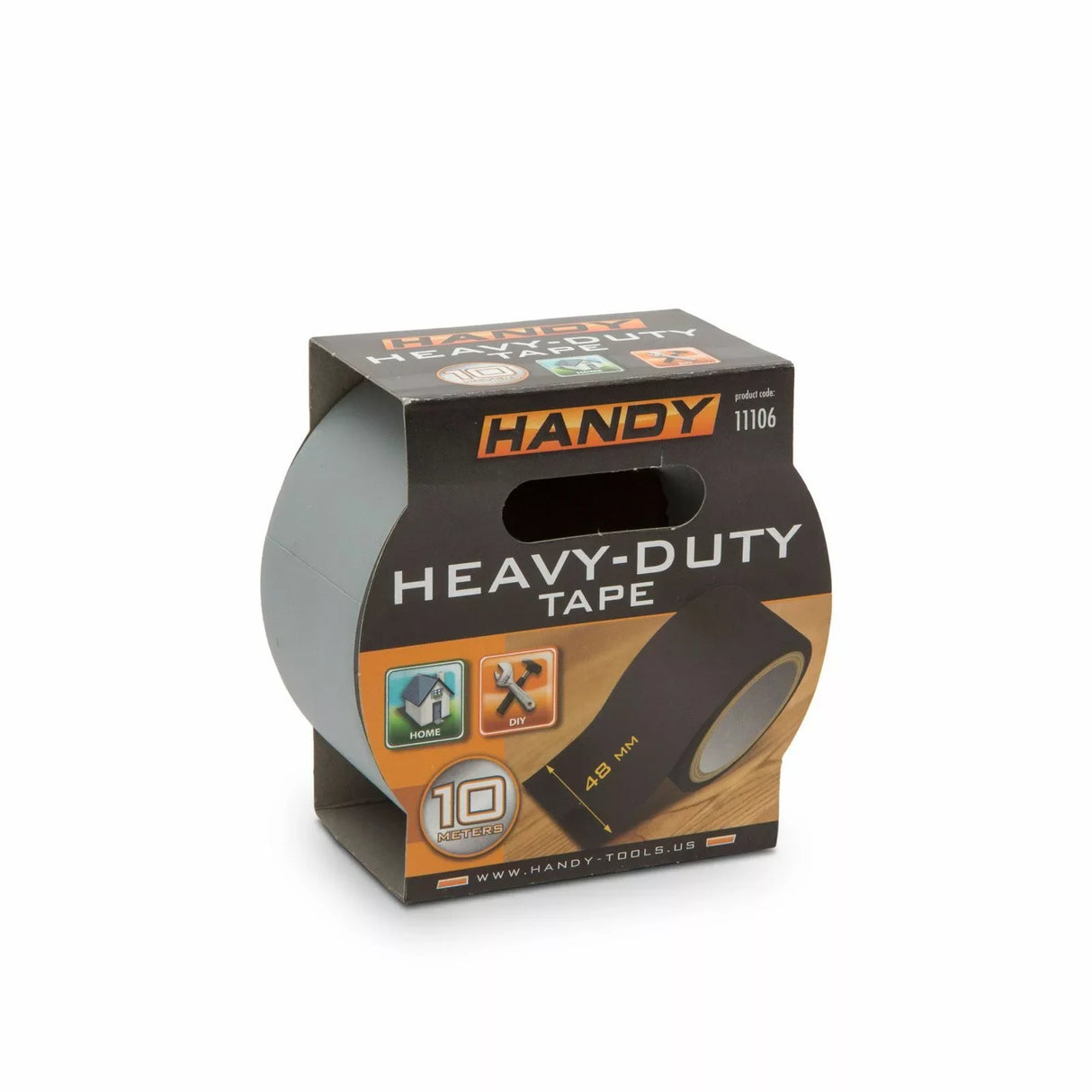 Silbernes Gewebe-Klebeband 10 m x 48 mm – strapazierfähig & wetterfest