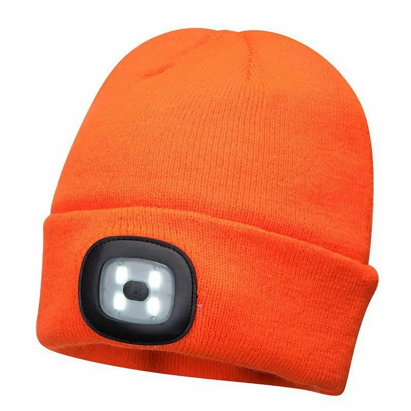 Gorro com LED Duplo Recarregável – Várias Cores
