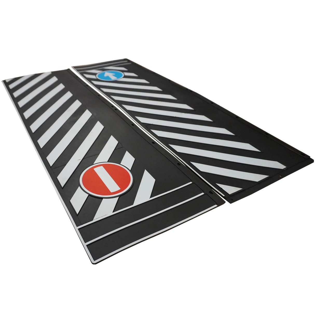 Juego de faldillas guardabarros de goma para lado izquierdo y derecho, ajustable 2400-2200 mm