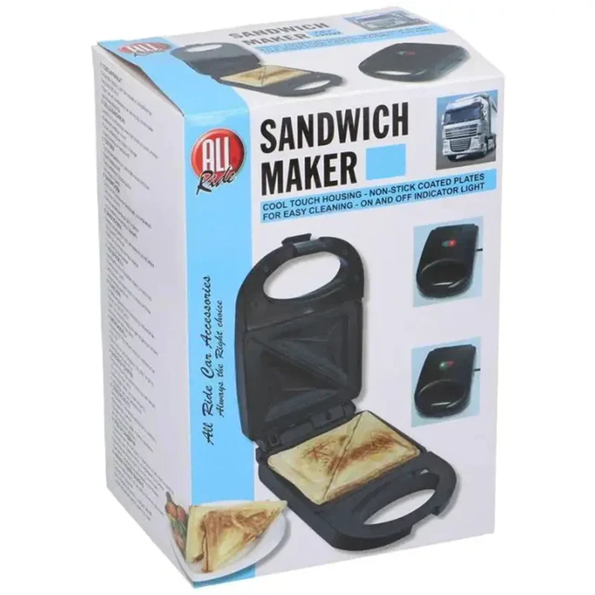 Sandwichmaker & Toaster für Zigarettenanzünder, 120W – 12V/24V