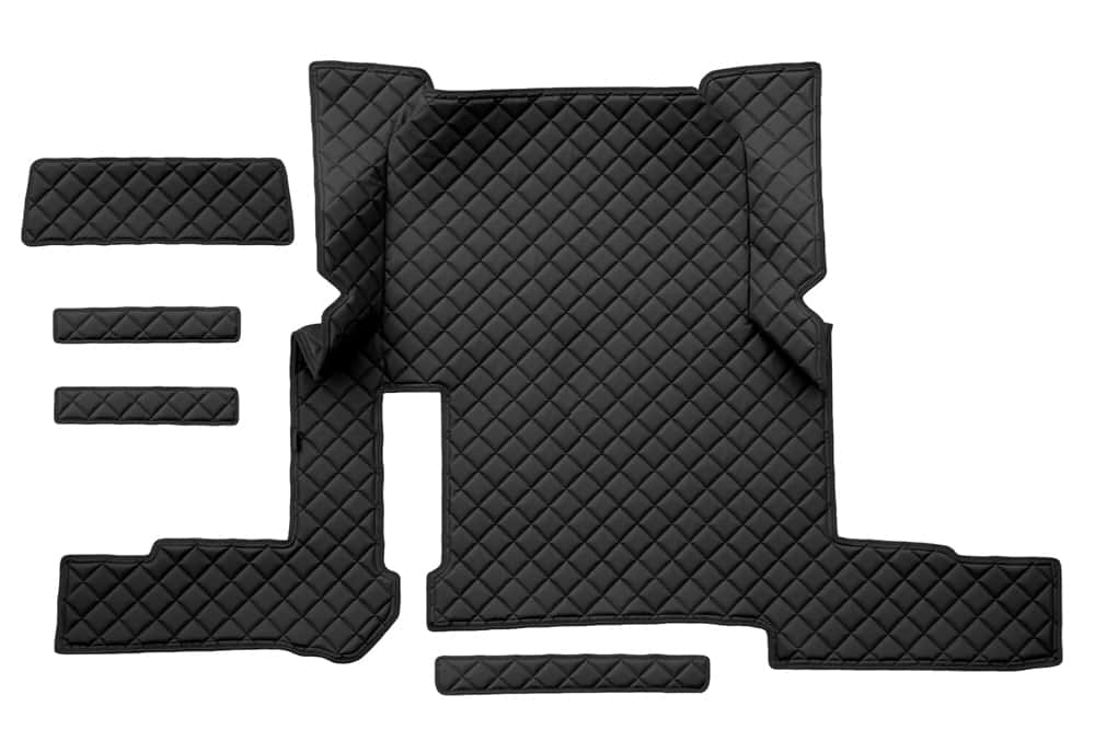 Tapete em couro sintético matelassado para MAN TGX Automático (2018-2020) – Versão com uma gaveta